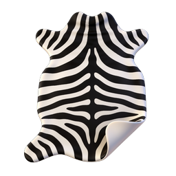 Zebra Print Hide Icon - Realistic Safari Animal Skin Design